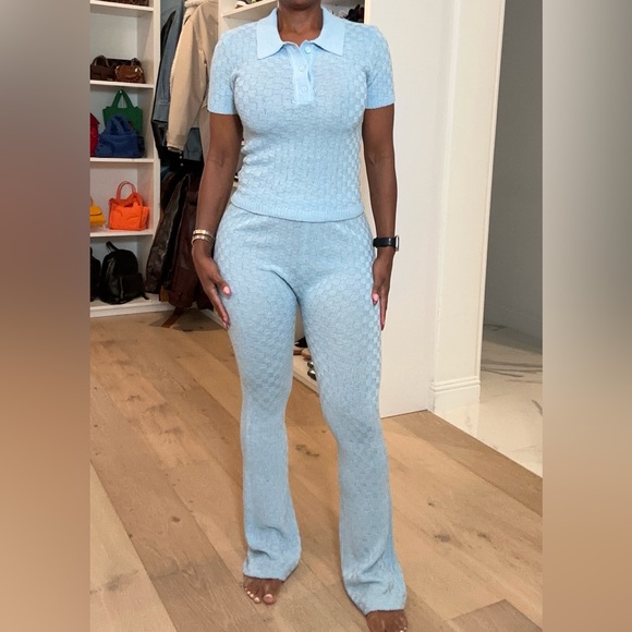 SEROYA AGATHA KNIT PANT & Adelaide Baby Tee - Picture 1 of 6